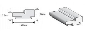 Коробка Т МДФ (у,п) для дверей Браво, Anegri Veralinga (Classico)